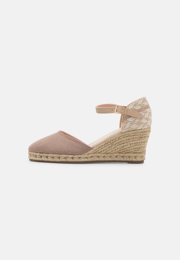 Compensées Anna Field Wedge Boucle Grise Marron Femme | JIK-6128913